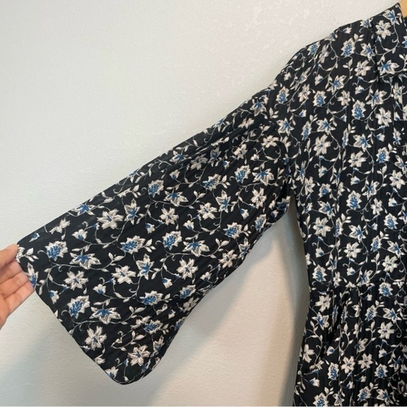 Veronica Beard EUC Sz 2 Sami Floral Mini Dress with Balloon Sleeves - Picture 10 of 11